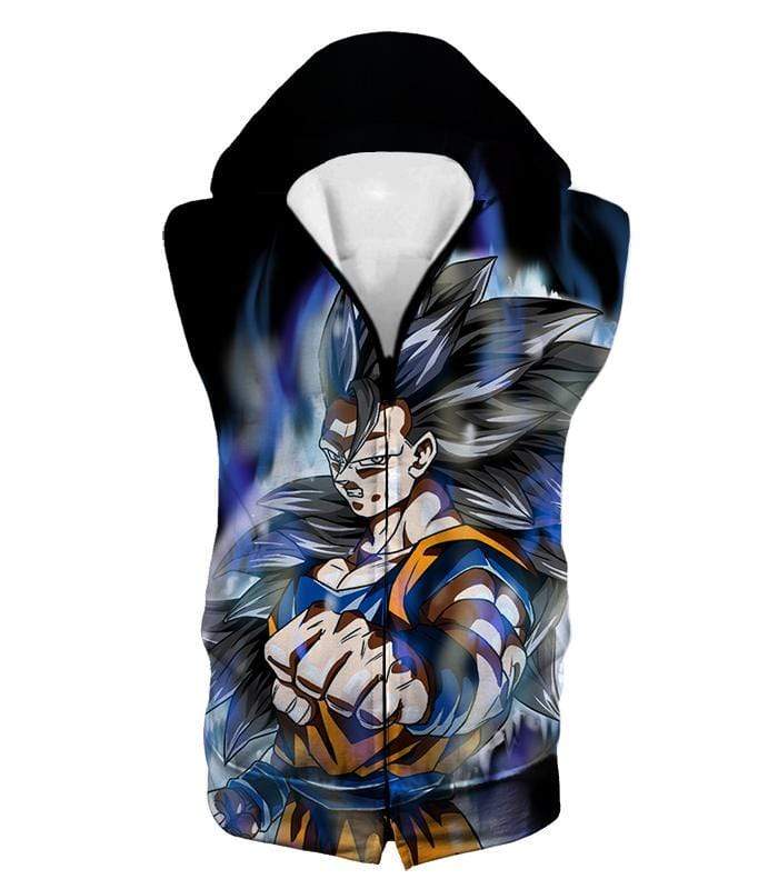 OtakuForm-OP T-Shirt Hooded Tank Top / XXS Dragon Ball Super Goku Ultra Instinct Super Saiyan 3 Awesome Black T-Shirt