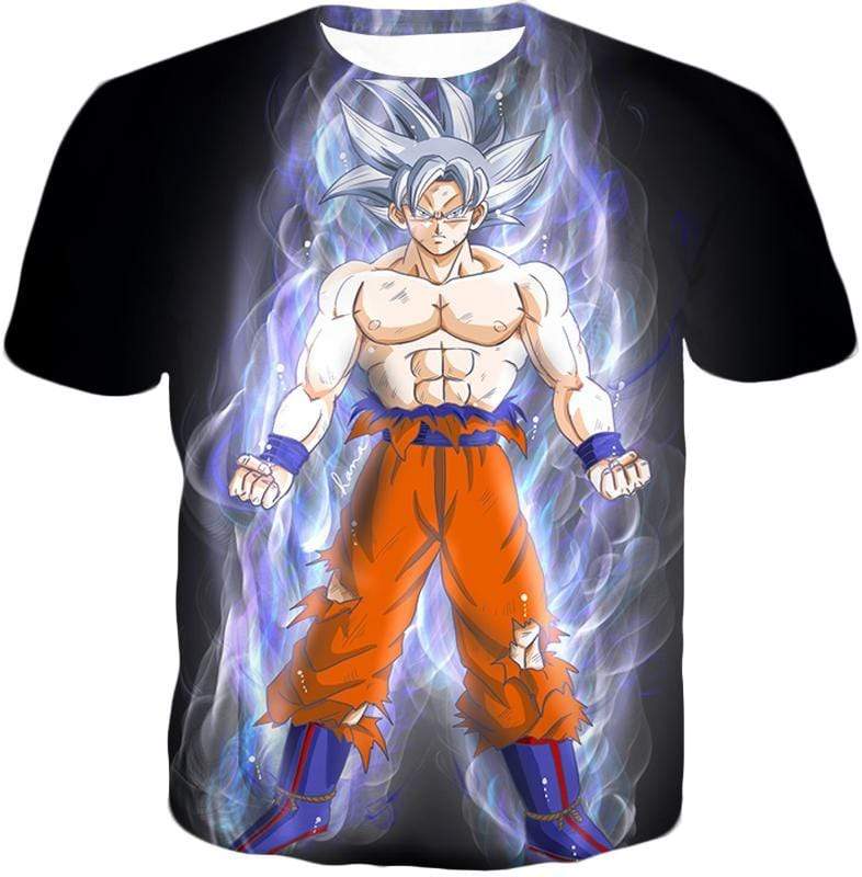 OtakuForm-OP Hoodie T-Shirt / XXS Dragon Ball Super Incredible Form Goku Super Saiyan White Cool Black Hoodie - Dragon Ball Z Hoodie