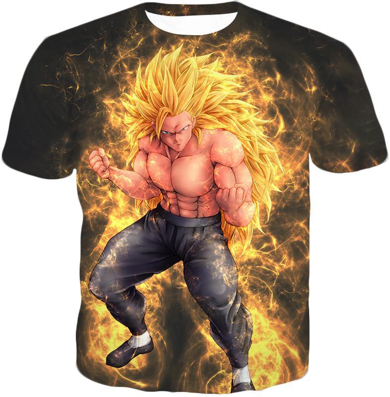 OtakuForm-OP T-Shirt T-Shirt / XXS Dragon Ball Super Incredible Warrior Goku Super Saiyan 3 Cool Black T-Shirt