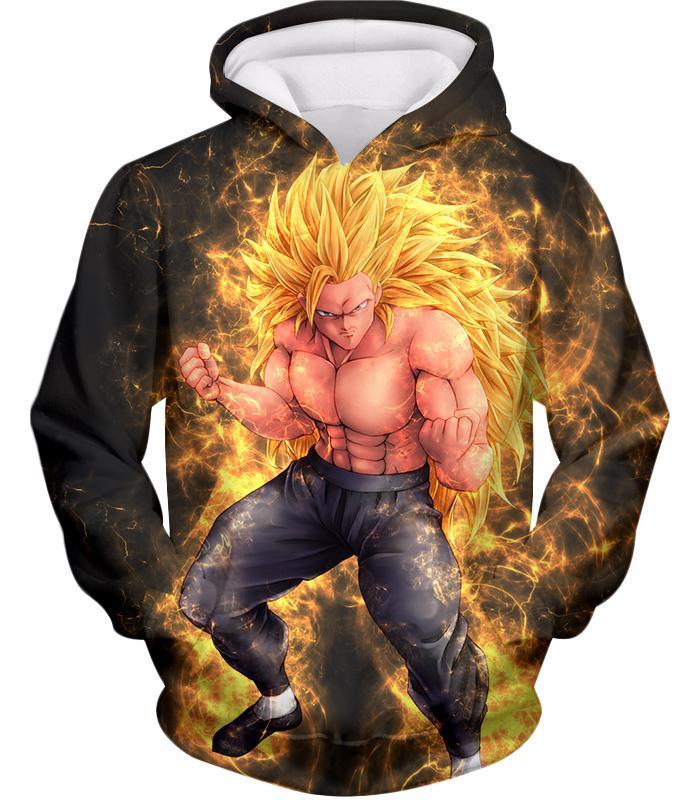 OtakuForm-OP T-Shirt Hoodie / XXS Dragon Ball Super Incredible Warrior Goku Super Saiyan 3 Cool Black T-Shirt