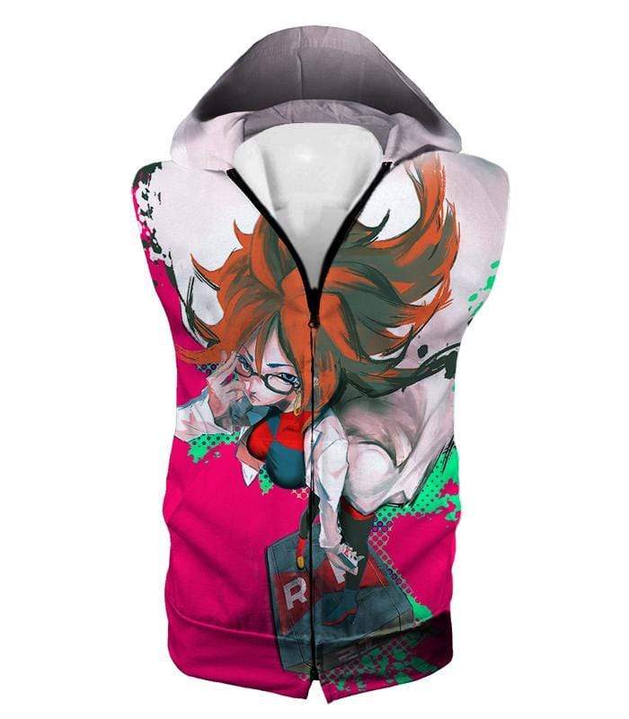 OtakuForm-OP T-Shirt Hooded Tank Top / XXS Dragon Ball Super Incredibly Intelligent Android 21 Cool T-Shirt - Dragon Ball Super T-Shirt