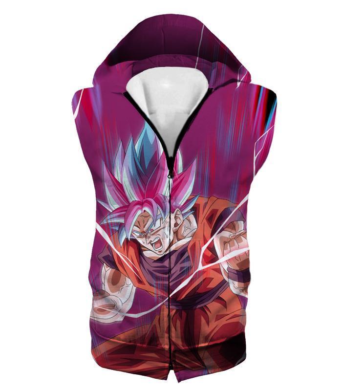 OtakuForm-OP T-Shirt Hooded Tank Top / XXS Dragon Ball Super Rising Power Goku Super Saiyan Blue kaio-ken T-Shirt