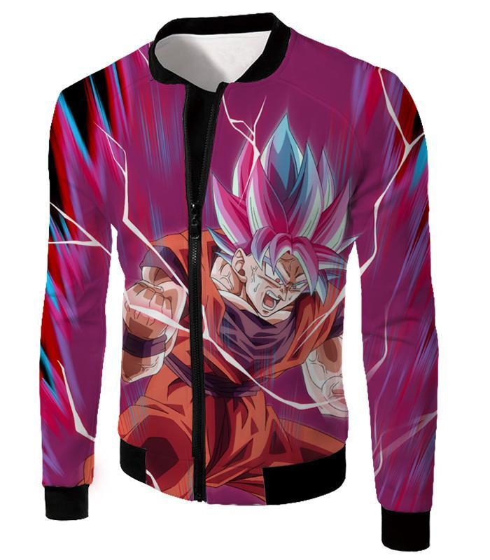 OtakuForm-OP T-Shirt Jacket / XXS Dragon Ball Super Rising Power Goku Super Saiyan Blue kaio-ken T-Shirt