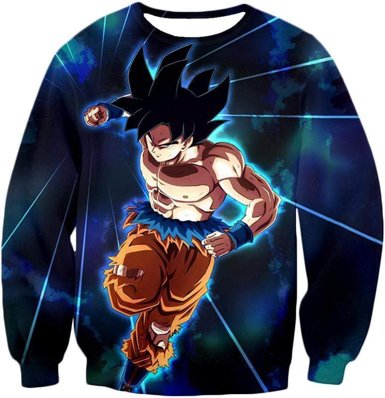 OtakuForm-OP Sweatshirt Sweatshirt / XXS Dragon Ball Super Super Action Warrior Goku Ultra Instinct Cool Sweatshirt - Dragon Ball Z Sweater