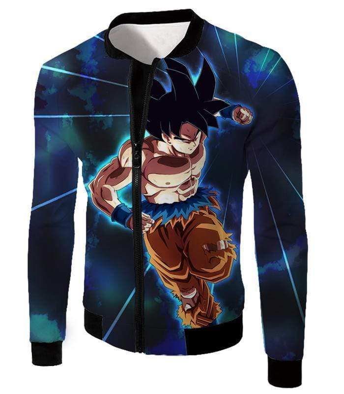 OtakuForm-OP Sweatshirt Jacket / XXS Dragon Ball Super Super Action Warrior Goku Ultra Instinct Cool Sweatshirt - Dragon Ball Z Sweater