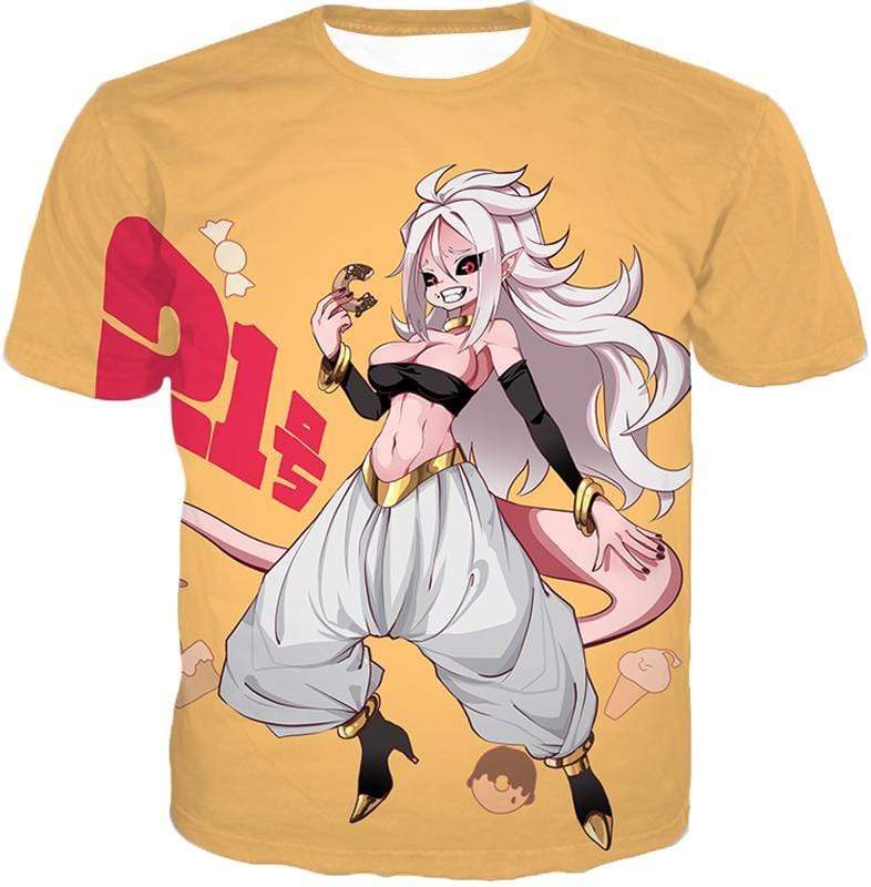 OtakuForm-OP T-Shirt T-Shirt / XXS Dragon Ball Super Super Cute Evil Android 21 Awesome Anime T-Shirt - DBZ Clothing T-Shirt