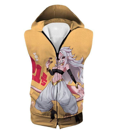 OtakuForm-OP T-Shirt Hooded Tank Top / XXS Dragon Ball Super Super Cute Evil Android 21 Awesome Anime T-Shirt - DBZ Clothing T-Shirt