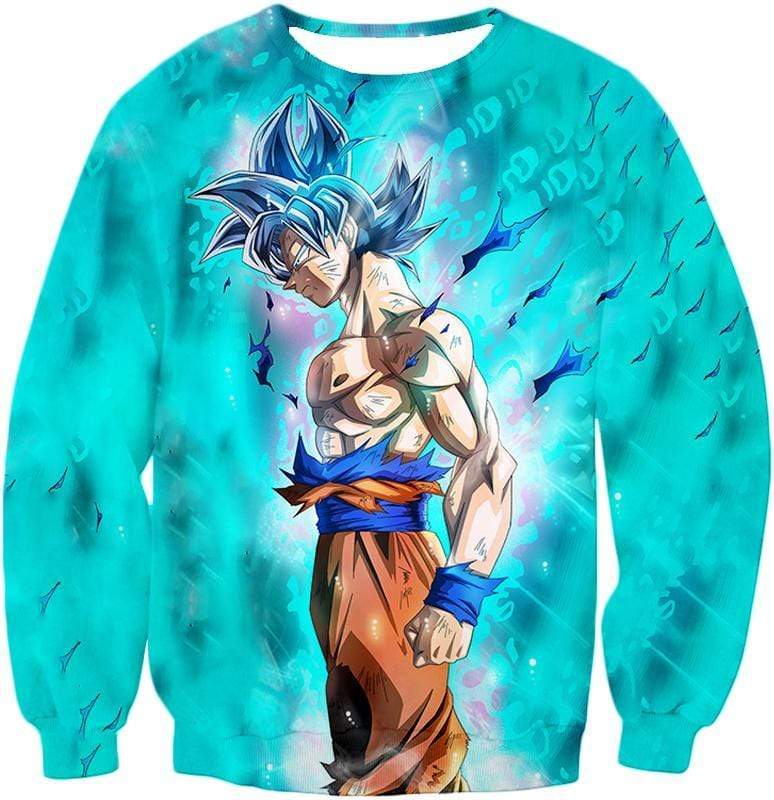 OtakuForm-OP Sweatshirt Sweatshirt / XXS Dragon Ball Super Super Saiyan Blue Goku Cool Blue Sweatshirt