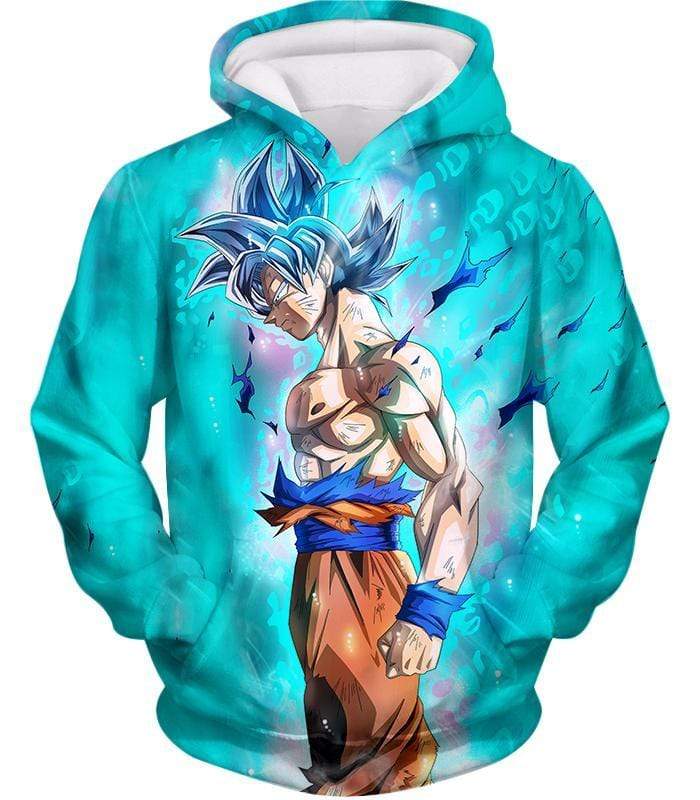 OtakuForm-OP Sweatshirt Hoodie / XXS Dragon Ball Super Super Saiyan Blue Goku Cool Blue Sweatshirt