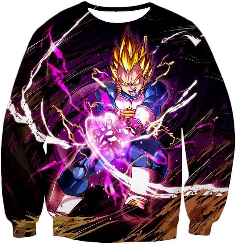 OtakuForm-OP Sweatshirt Sweatshirt / XXS Dragon Ball Super Super Saiyan Warrior Prince Vegeta Sweatshirt - DBZ Clothing Sweater