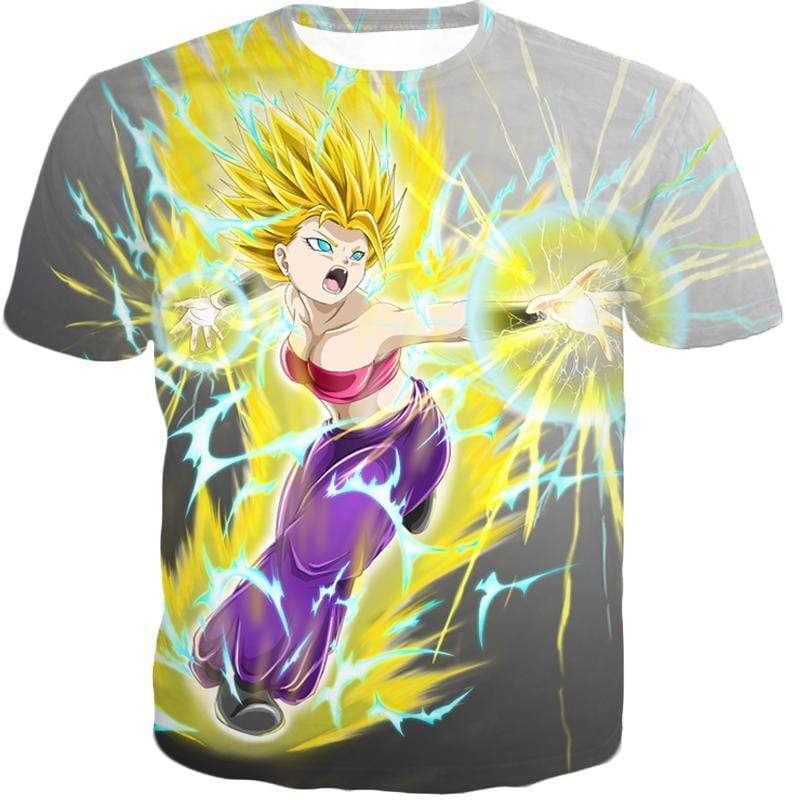 OtakuForm-OP T-Shirt T-Shirt / XXS Dragon Ball Super Universe 6 Super Saiyan Caulifla Cool Action T-Shirt