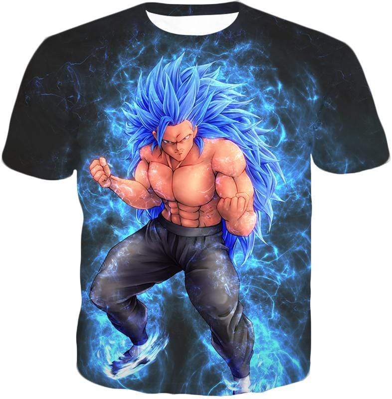 OtakuForm-OP Sweatshirt T-Shirt / XXS Dragon Ball Super Very Cool Godly Goku Super Saiyan Blue Black Sweatshirt