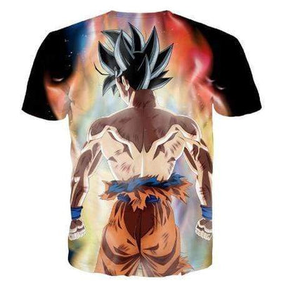 Anime Merchandise T-Shirt M Dragon Ball Z Clothing Shirt - Ultra Instinct Goku Transformation T-Shirt