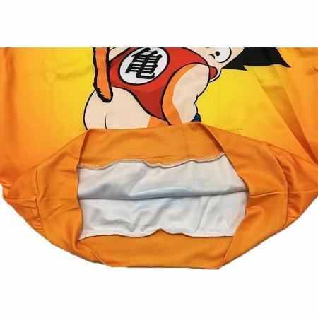Anime Merchandise S / Orange Dragon Ball Z Hoodie - Monkey Kid Goku Bum Pullover Hoodie