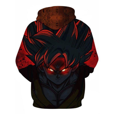 Dragon Ball Hoodie XXS Dragon Ball Z Hoodie - SSJ Red Goku 3D Print Hoodie Jacket