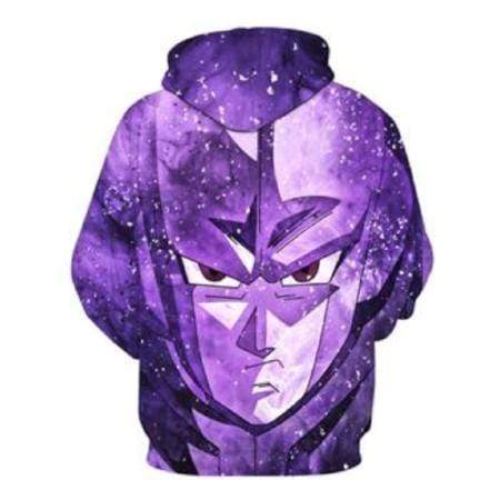 Anime Merchandise M / Purple Dragon Ball Z Pullover Hoodie - Legendary Assassin Hit Pullover Hoodie