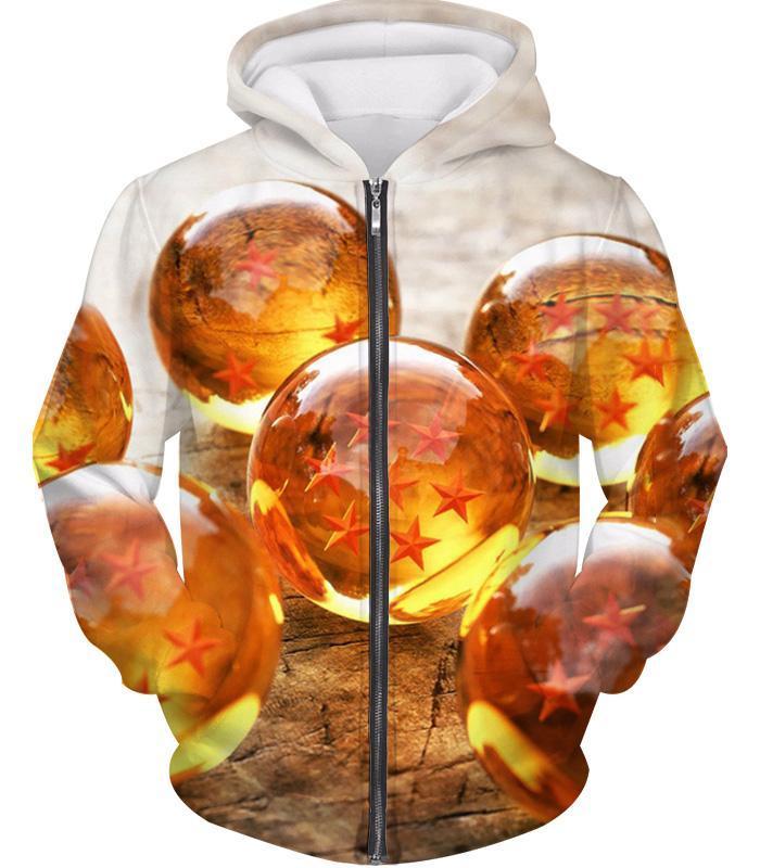 OtakuForm-OP Sweatshirt Zip Up Hoodie / XXS Dragon Ball Z Sweatshirt - Dragon Balls Sweatshirt