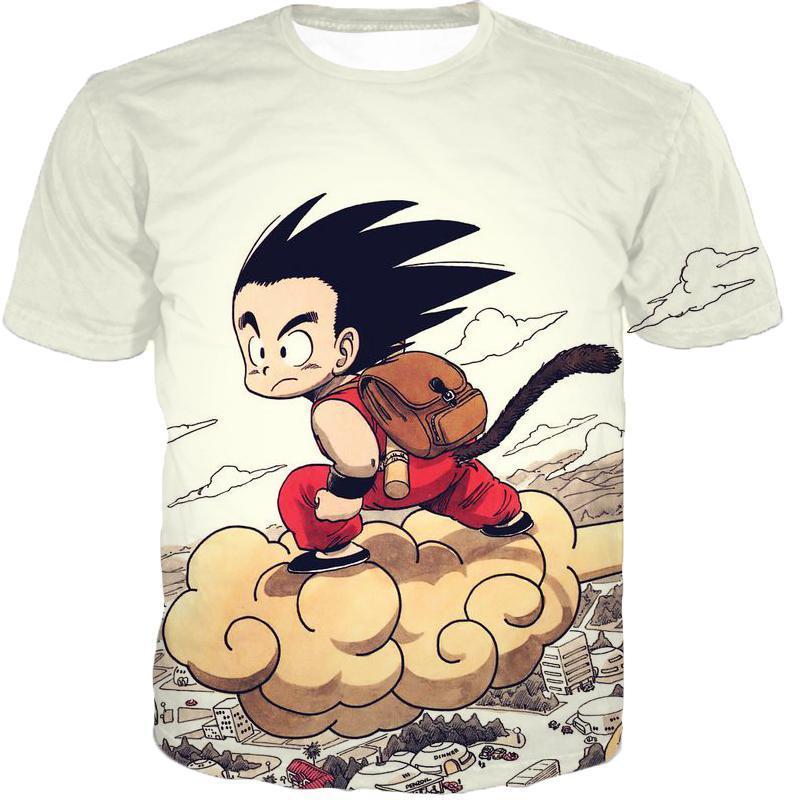 OtakuForm-OP Sweatshirt T-Shirt / XXS Dragon Ball Z Sweatshirt - Kid Goku Riding Flying Nimbus Sweatshirt