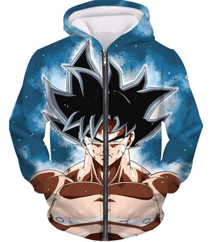 OtakuForm-OP Sweatshirt Zip Up Hoodie / XXS Dragon Ball Z Sweatshirt - Limit Breaker Goku New Form Sweatshirt