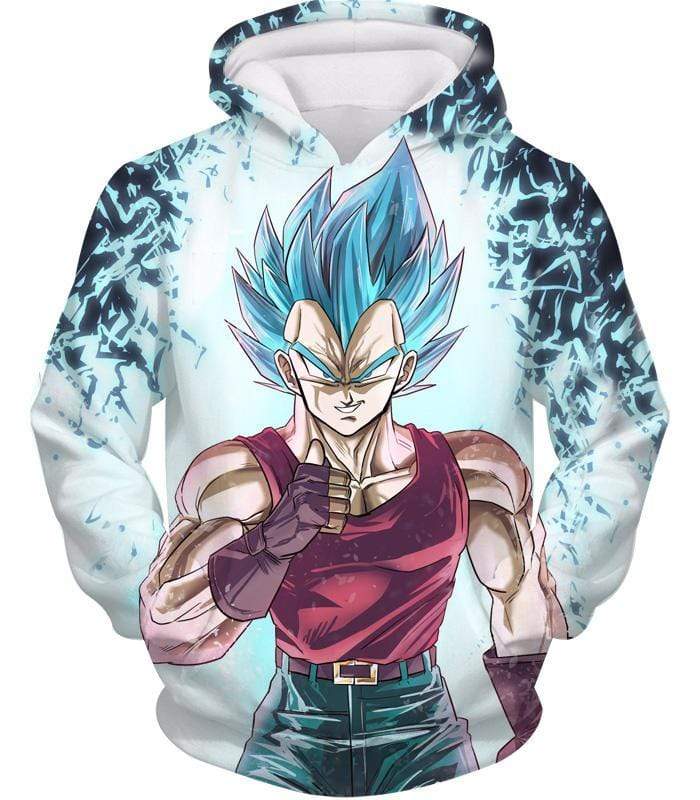 OtakuForm-OP Sweatshirt Hoodie / XXS Dragon Ball Z Sweatshirt - Super Saiyan Blue Vegeta GT Sweatshirt