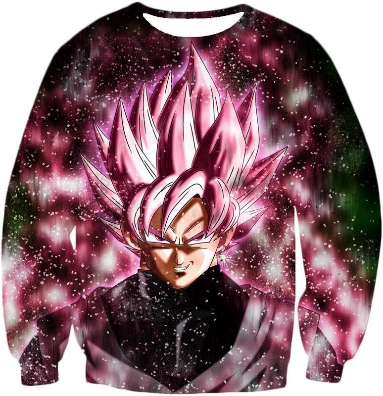 OtakuForm-OP Sweatshirt Sweatshirt / XXS Dragon Ball Z Sweatshirt - Super Saiyan Rose Black Goku Sweatshirt