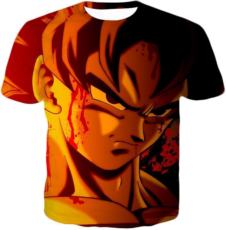 OtakuForm-OP T-Shirt T-Shirt / XXS Dragon Ball Z T-Shirt - Bleeding Injured Goku T-Shirt