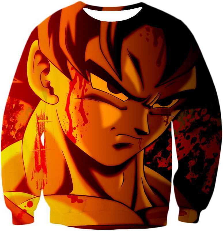 OtakuForm-OP T-Shirt Sweatshirt / XXS Dragon Ball Z T-Shirt - Bleeding Injured Goku T-Shirt