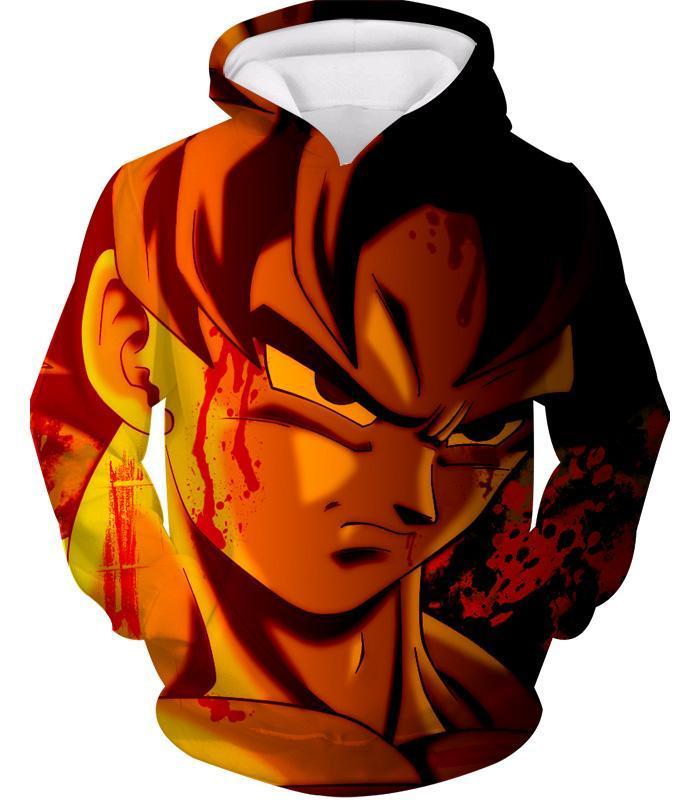 OtakuForm-OP T-Shirt Hoodie / XXS Dragon Ball Z T-Shirt - Bleeding Injured Goku T-Shirt