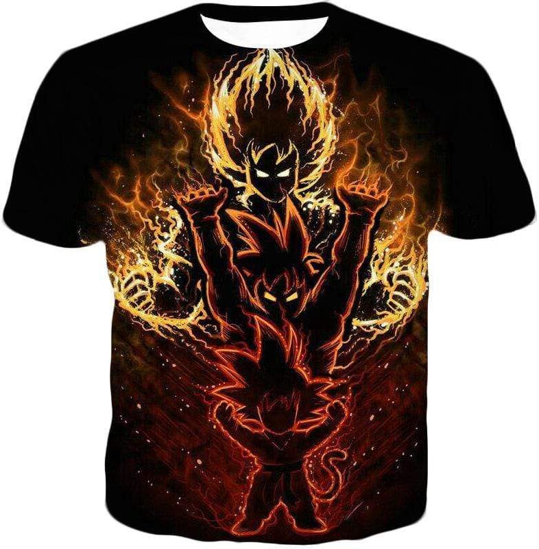 OtakuForm-OP T-Shirt T-Shirt / XXS Dragon Ball Z T-Shirt - Kid Goku Evolution T-Shirt