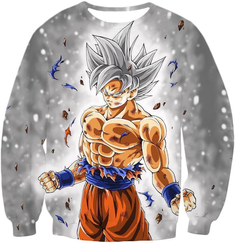 OtakuForm-OP T-Shirt Sweatshirt / XXS Dragon Ball Z T-Shirt - Silver Mastered Ultra Instinct Goku T-Shirt