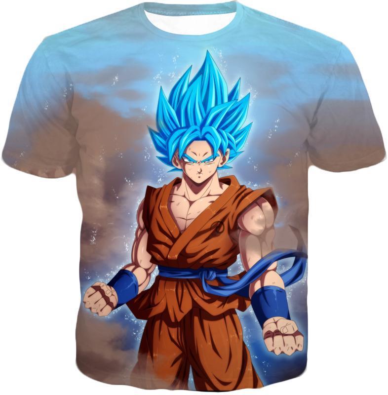 OtakuForm-OP T-Shirt T-Shirt / XXS Dragon Ball Z T-Shirt - SSJ Blue Super Saiyan Blue Goku T-Shirt