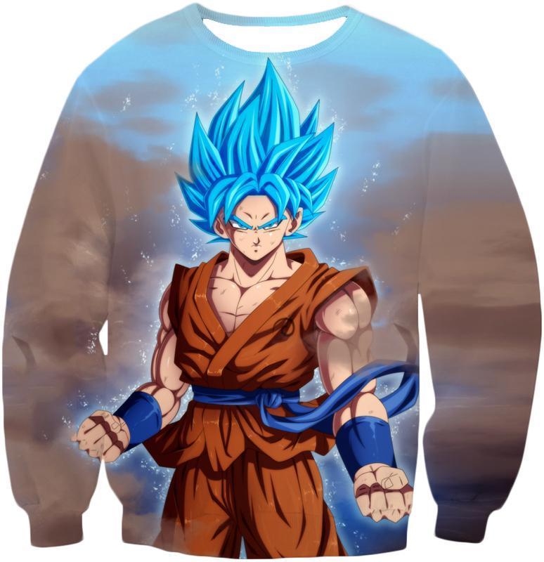 OtakuForm-OP T-Shirt Sweatshirt / XXS Dragon Ball Z T-Shirt - SSJ Blue Super Saiyan Blue Goku T-Shirt