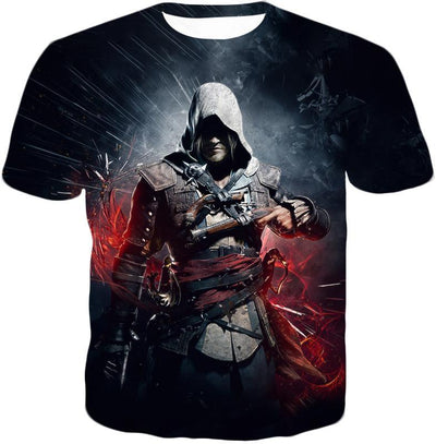OtakuForm-OP Zip Up Hoodie T-Shirt / XXS Edward James Kenway Incredible Black Flag Assassin Promo Zip Up Hoodie