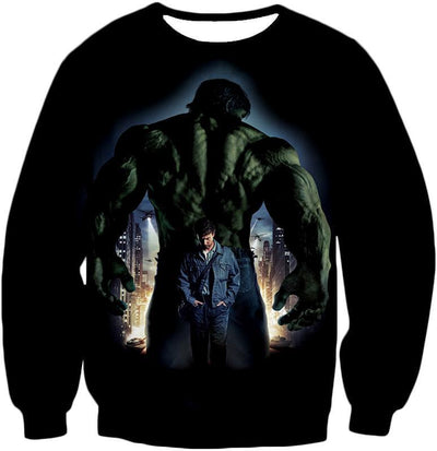 OtakuForm-OP Zip Up Hoodie Sweatshirt / XXS Edward Nortons The Incredible Hulk Promo Black Zip Up Hoodie