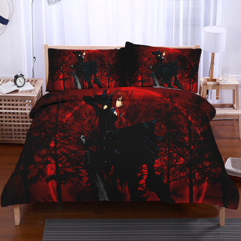 Fairytail Bedset TWIN Erza Fairy Tail Bedset - Fairy Tail 3D Printed Bedset
