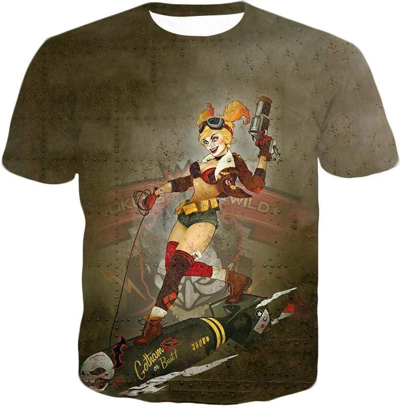 OtakuForm-OP T-Shirt T-Shirt / XXS Extremely Wild and Crazy Super Villain Harley Quinn Animated Action T-Shirt