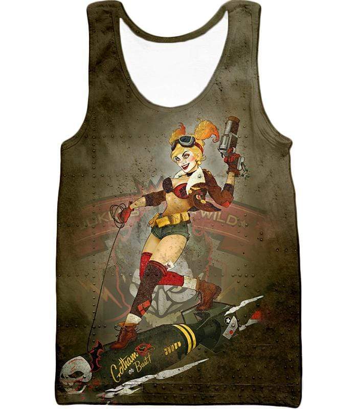 OtakuForm-OP T-Shirt Tank Top / XXS Extremely Wild and Crazy Super Villain Harley Quinn Animated Action T-Shirt
