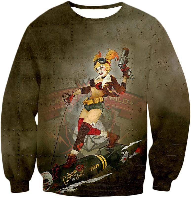 OtakuForm-OP T-Shirt Sweatshirt / XXS Extremely Wild and Crazy Super Villain Harley Quinn Animated Action T-Shirt