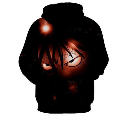Fairytail Hoodie XXS Fairy Tail Jacket - Natsu Dragneel Face Fairy Tail 3D Graphic Cool Hoodie
