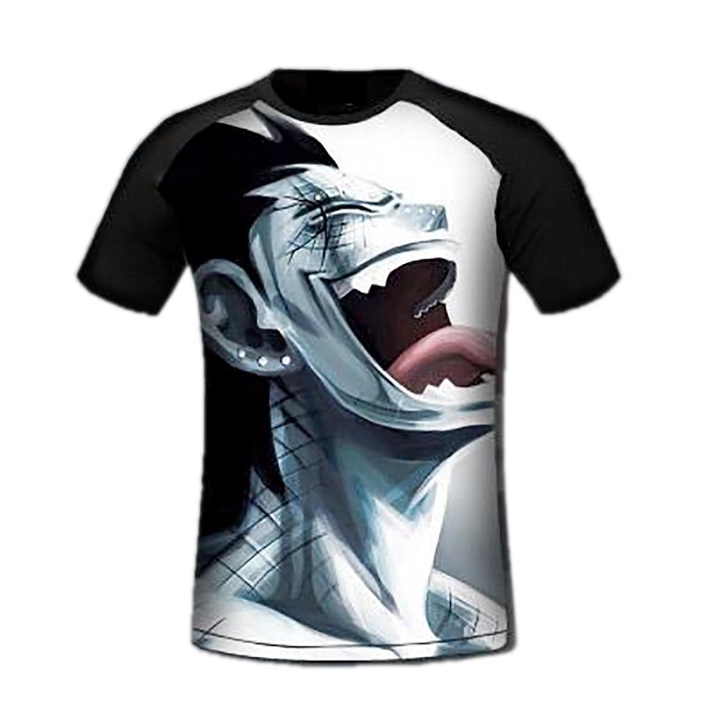 Anime Merchandise T-Shirt M Fairy Tail Shirt  - Laughing Gajeel T-Shirt