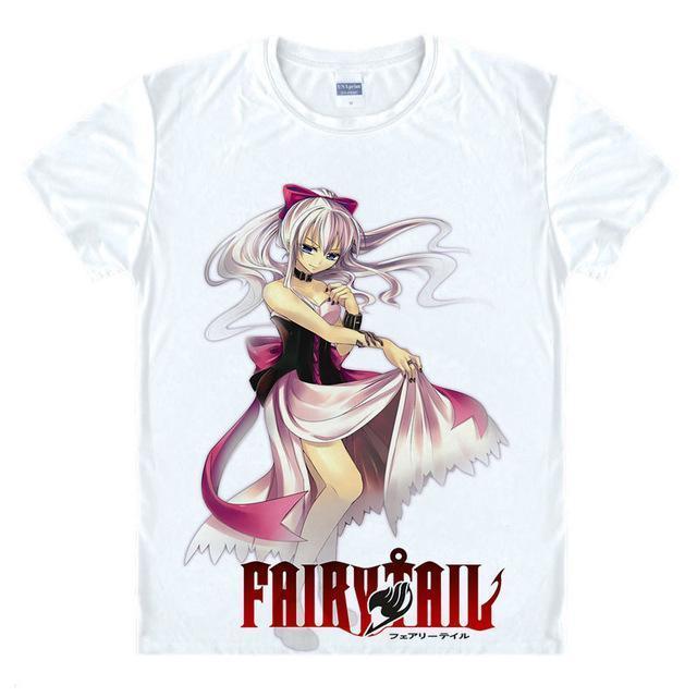 Anime Merchandise T-Shirt M Fairy Tail Shirt  - Mirajane Strauss T-Shirt