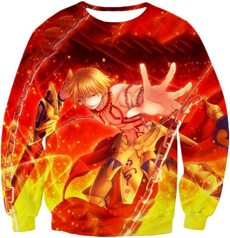 OtakuForm-OF Hoodie Sweatshirt / XXS Fate Stay Night Cool Archer Class Heroic Spirit Gilgamesh Hoodie