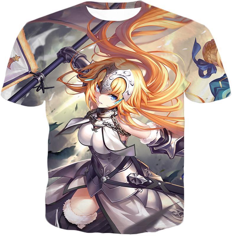 OtakuForm-OF T-Shirt T-Shirt / XXS Fate Stay Night Powerful Ruler Class Fighter Jeanne dArc T-Shirt