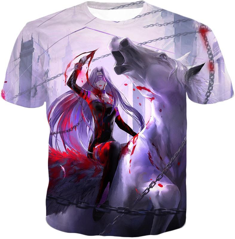 OtakuForm-OF T-Shirt T-Shirt / XXS Fate Stay Night Super Cool Medusa Rider Servant Action T-Shirt