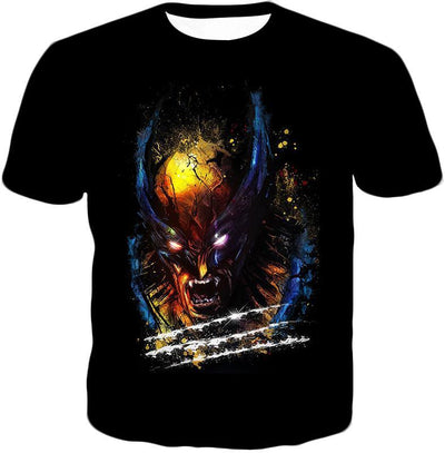 Otakuform-OP Hoodie T-Shirt / XXS Favourite X-Men Hero Wolverine Promo Black Hoodie