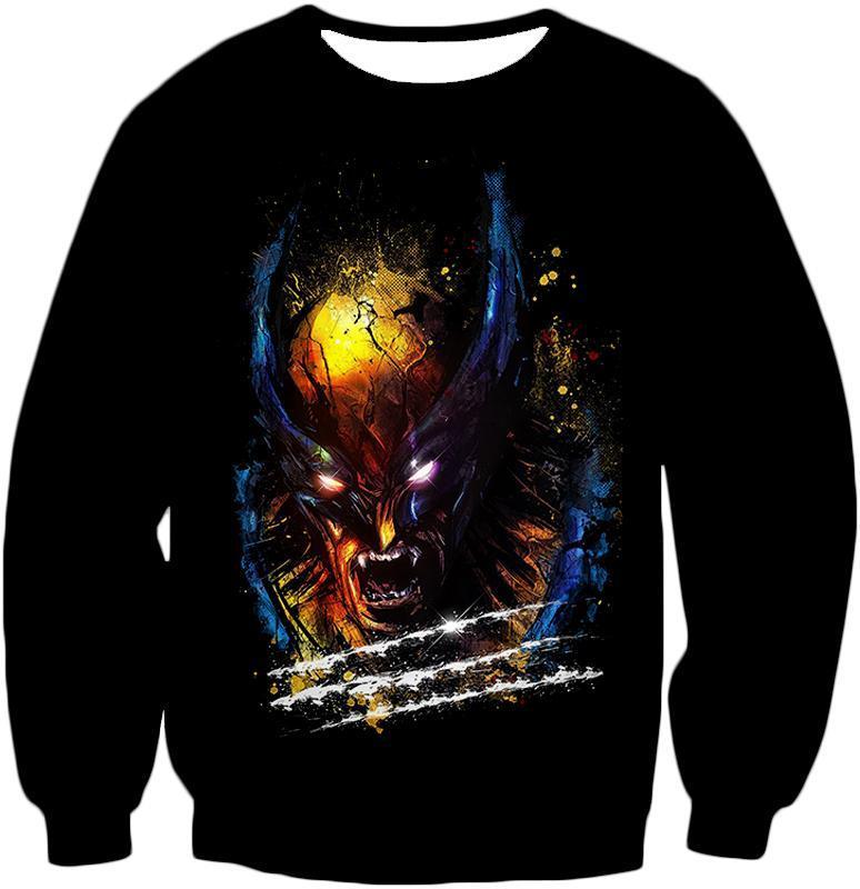 Otakuform-OP Hoodie Sweatshirt / XXS Favourite X-Men Hero Wolverine Promo Black Hoodie