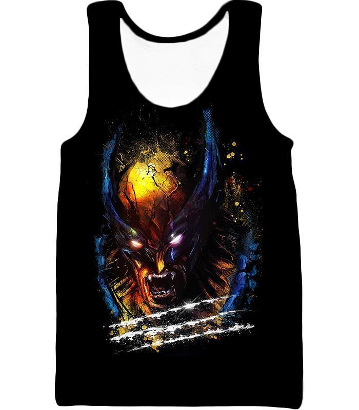 Otakuform-OP T-Shirt Tank Top / XXS Favourite X-Men Hero Wolverine Promo Black T-Shirt