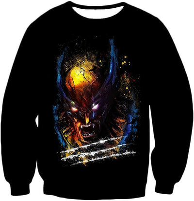 Otakuform-OP T-Shirt Sweatshirt / XXS Favourite X-Men Hero Wolverine Promo Black T-Shirt