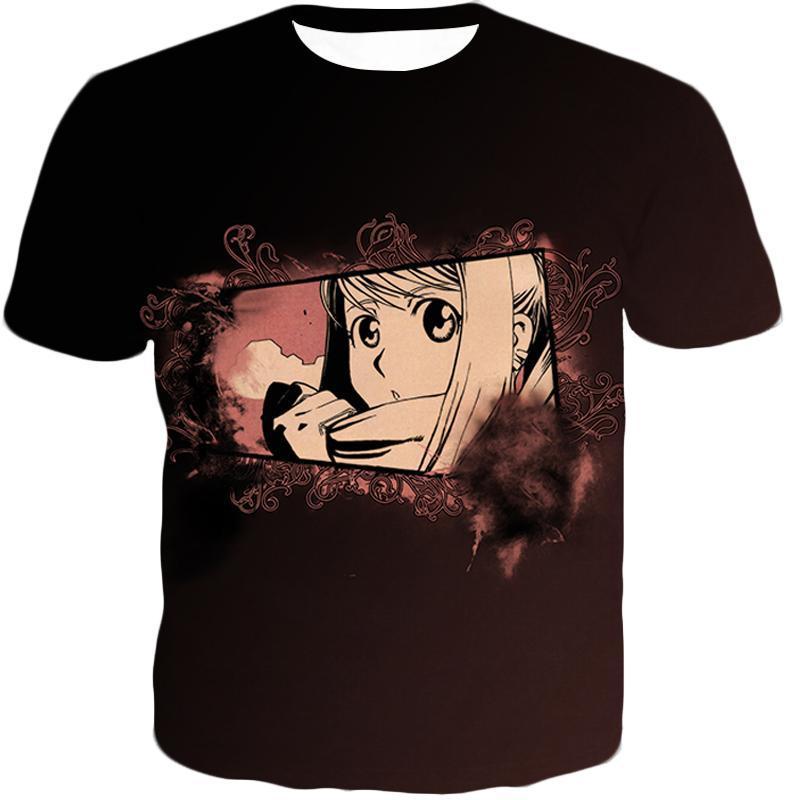 OtakuForm-OP Hoodie T-Shirt / XXS Fullmetal Alchemist Automail Geek Winry Rockbell Cool Promo Black Hoodie