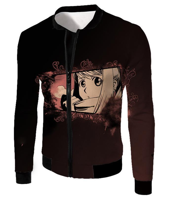OtakuForm-OP T-Shirt Jacket / XXS Fullmetal Alchemist Automail Geek Winry Rockbell Cool Promo Black T-Shirt